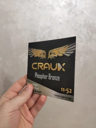 Струни для акустичної гітари Craux Strings (Калібр 11-52) фото від покупців 13