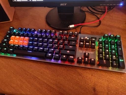 Клавіатура A4tech Bloody B760, USB ігрова, LK-Green switches, механічна, LED-підсвічування Grey фото від покупців 6