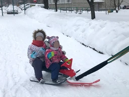 Снегокат HAMAX SNO BLADE управляемый чёрный