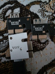 Райзер Ewell Riser Card PCI-E 1X to 16X v.007, USB3.0 кабель (EW029)