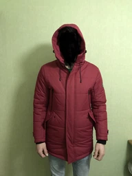 Куртка зимняя мужская Riccardo Б-6 S (46) Бордовая (ROZ6400025449) фото от покупателей 2