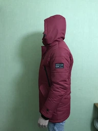 Куртка зимняя мужская Riccardo Б-6 S (46) Бордовая (ROZ6400025449)