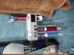 Автоматичний УФ-стерилізатор диспенсер для зубної пасти та щітки Toothbrush sterilizer (as-1173) фото від покупців 2