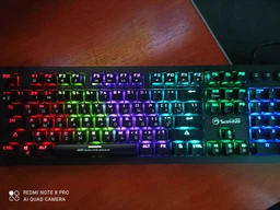 Клавіатура Marvo KG917 Multi-LED Mechanical Blue Switch фото від покупців 6