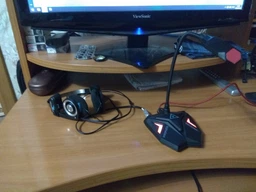 Микрофон Promate Streamer LED, USB Maroon (streamer.maroon) фото от покупателей 9