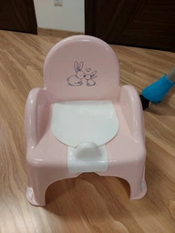 Горшок-кресло Tega Rabbits музыкальный (Tega KR-065 pink) фото от покупателей 2