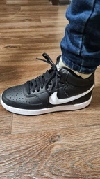 Жіночі кеди Nike Wmns Court Vision Mid CD5436-001 39 (8) 25 см Чорні (193151673381) фото від покупців 1