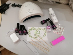 Набор для покрытия ногтей гель-лаком Ara Старт + лампа SUN one UV/LED 48W White фото от покупателей 17