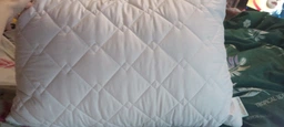 Подушка для сну Sleepingg Антиалергенне волокно 50х70 Біла стьобаний чохол (4820227283200)