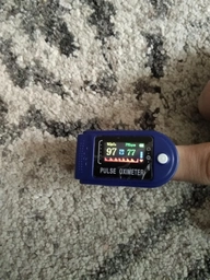 Пульсоксиметр на палець пульсометр оксиметр апарат прилад для вимірювання виміру сатурації кисню в крові AB88 (ab-8812) фото від покупців 2