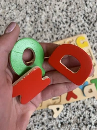 Деревянный пазл Viga Toys Английский алфавит, заглавные буквы (SKU-58543) 30 x 23 x 1 см