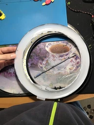 Кольцевая led лампа мощная светодиодная 26 см с держателем для смартфона и штативом 2,1 м фото от покупателей 4