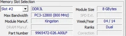 Оперативна пам'ять Kingston DDR3L 8GB 1600MHz (KVR16LN11/8) (6317006) фото від покупців 1