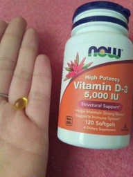 Витамины и минералы NOW Foods Vitamin D3 5000 IU 240 капсул фото от покупателей 19