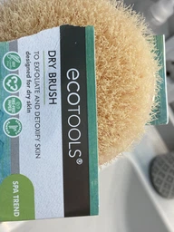 Щітка для сухого масажу EcoTools "Dry Body Brush" бамбукова ручка із синтетичним ворсом / щетиною середньої жорсткості для лімфодренажу тіла від целюліту (1 шт.) фото від покупців 2