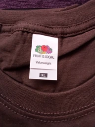 Футболка хлопковая длинная мужская Fruit of the loom Valueweight 0610360PE M Фиолетовая (5000000006458) фото от покупателей 3