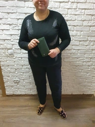 Женский кошелек-визитница ST Leather 18878 Коричневый 3753402 фото от покупателей 19