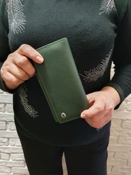 Женский кошелек-визитница ST Leather 18878 Коричневый 3753402 фото от покупателей 18