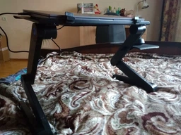 Столик для ноутбука с охлаждением Laptop Table T8 черный фото от покупателей 1