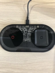 Бездротове зарядний пристрій Baseus Simple 2in1 Wireless Charger Turbo Edition 24W (with 12V Charger) Black (TZWXJK-B01) фото від покупців 2