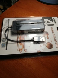 Хаб USB 2.0 4-х портовий Lapara LA-SLED4 Black (LA-SLED4 Black) фото від покупців 10