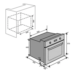 Духовой шкаф VENTOLUX BRISTOL 6 MT (BK)