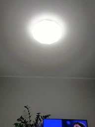 Люстра светодиодная потолочная LUMINARIA ALMAZ 60W RGB R495 SHINY 220V IP20, LED светильник с пультом ДУ фото от покупателей 10