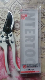 Секатор садовый плоскостной Prof INTERTOOL FT-1012 210х60/18 мм фото от покупателей 1