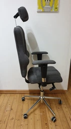 Крісло KULIK SYSTEM ELEGANCE Silver Тканина з підголівником без візерунка фото від покупців 5