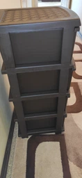 Пластиковий комод "R-plastic" (34 * 40 * 86см), коричневий фото від покупців 15