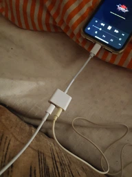 Перехідник Lightning - 3.5 mm перехідник для iPhone на AUX 3.5 mm і навушники адаптер на iPad для навушників AUX кабель перехідник 3.5 PAVLYSH (PA-44) фото від покупців 13