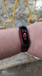 Ремінець BeCover Vents Style для Xiaomi Mi Smart Band 5/Mi Smart Band 6 Black-Red (705153) фото від покупців 19