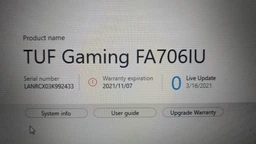 Ноутбук ASUS TUF Gaming A17 FA706IU-H7023 (90NR03K1-M02580) Fortress Gray фото от покупателей 10