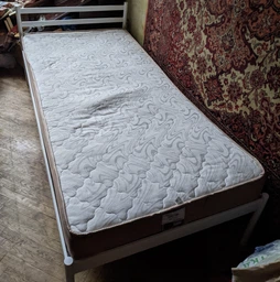 Кровать Tobi Sho COMFORT-1 односпальная металлическая 190X90 Черный фото от покупателей 19