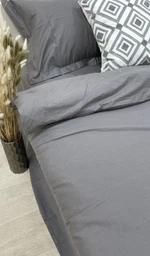 Комплект постельного белья SoundSleep Stonewash Adriatic Dark Gray евро серый (92370777)