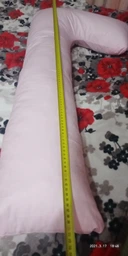 Подушка для вагітних Mamastory Г120 з рожевою наволочкою фото від покупців 1