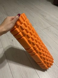Масажний ролик EasyFit Grid Roller v1.1 33 см синій (ролик-валик для МФР та йоги, масажер для спини, ніг, рук, шиї) фото від покупців 9