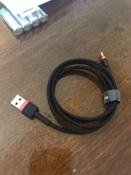 Кабель Baseus Cafule Cable Lightning – USB 1.0 м 2 A Black (CALKLF-BG1) фото від покупців 2