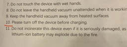 Пылесос Doni Handheld Vacuum Cleaner White (DN-H10). 51692 фото від покупців 4
