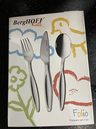 Набор столовых приборов BergHOFF Essentials Folio Kids для детей 3 элементов (5413821059228) фото от покупателей 6