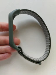 Ремешок BeCover Style Nylon для Xiaomi Mi Smart Band 5/Mi Smart Band 6 Gray-Black (BC_705423) фото от покупателей 17
