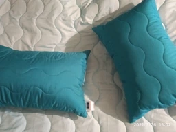 Набор антиаллергенный MirSon EcoSilk Супер Теплый №1662 Eco Light Blue (одеяло + подушки 50х70 среднии) (2200002654975) фото от покупателей 13