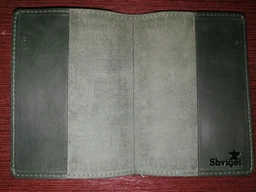 Обкладинка на паспорт Shvigel leather-16132 Сіра фото від покупців 1