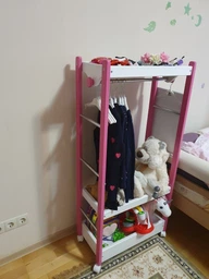 Стойка для одежды Fenster Малюк Розовый фото от покупателей 5