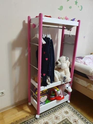 Стойка для одежды Fenster Малюк Розовый фото от покупателей 2