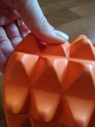 Масажний ролик EasyFit Grid Roller 33 см v.1.2 Чорний фото від покупців 2