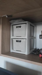 Комод BRANQ RATTAN на 2 ящика мини 29.5x24.0x 32.8см белый (BRQ - 1727.1)
