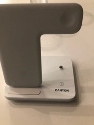 Беспроводное зарядное устройство Canyon WS-302 3 в 1 QI White (CNS-WCS302W) фото от покупателей 1