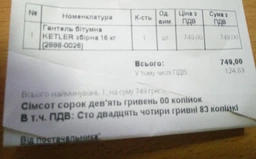Гантель наборная Fit-On Ketler 1х6 кг (2888-0021) фото от покупателей 7