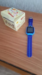 Смарт-годинник KID Watch Дитячі Розумні годинник GPS з вологозахист IP67 Сині з блакитним фото від покупців 11